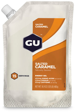 GU Energy Labs Energy Gel - sachet de réserve - 1 pièce - salted caramel/480 g
