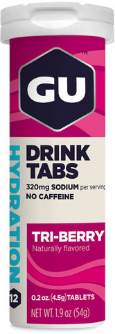 GU Energy Labs Comprimés Effervescents Hydration Drink Tabs - 1 pièce - tri-berry/54 g