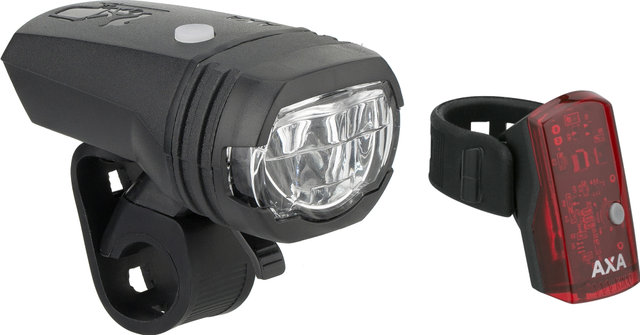 Axa Greenline 50 LED Beleuchtungsset mit StVZO-Zulassung - schwarz/universal