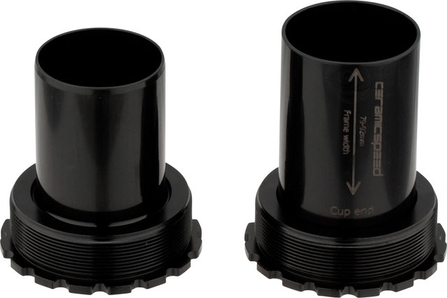 CeramicSpeed Eje de pedalier T47/86 Shimano - black/T47