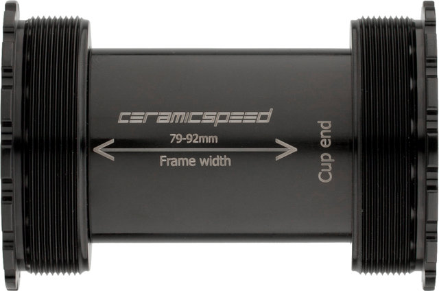 CeramicSpeed Eje de pedalier T47/86 SRAM DUB - black/T47