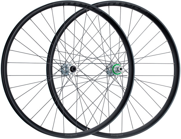 Set de Roues Pro 4 + Fortus 23 Disc 6 trous 27,5" Boost - silver-black/Set de 27,5" (avant 15x110 Boost + arrière 12x148 Boost) SRAM XD