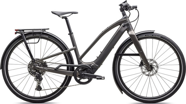 Specialized Bicicleta eléctrica de trekking Turbo Vado SL 4.0 Step-Through EQ 2 28 - satin gunmetal-smoke frost/50 /M/170,0 mm/28"