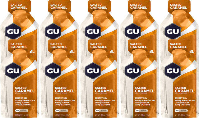 GU Energy Labs Energy Gel - 10 unidad - salted caramel/320 g