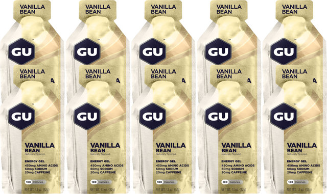 GU Energy Labs Energy Gel - 10 unidad - vanilla bean/320 g