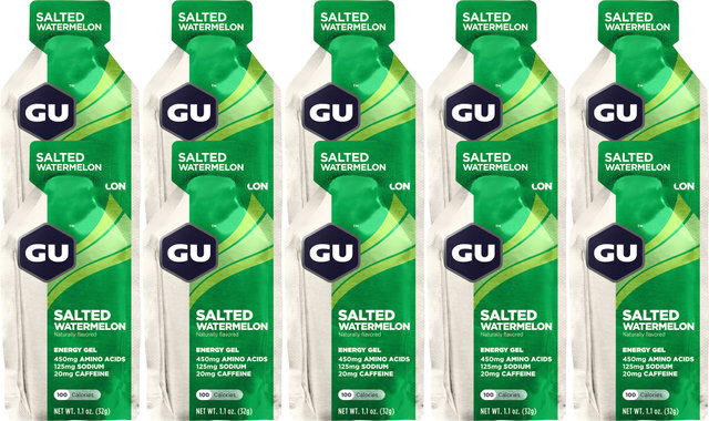 GU Energy Labs Energy Gel - 10 unidad - salted watermelon/320 g