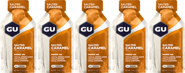 GU Energy Labs Energy Gel - 5 Pack - salted caramel/160 g