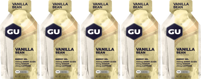 GU Energy Labs Energy Gel - 5 Pack - vanilla bean/160 g