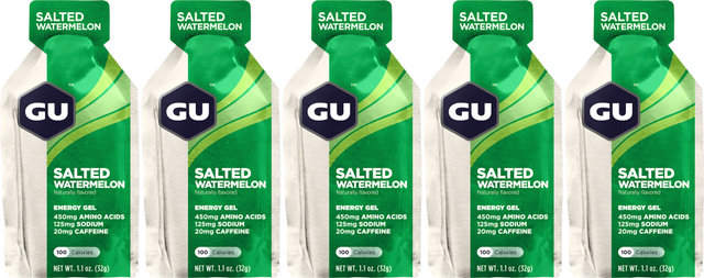 GU Energy Labs Energy Gel - 5 Pack - salted watermelon/160 g