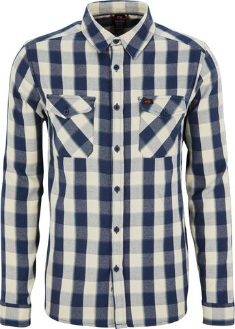 FOX Heavyday L/S Flannel Shirt - blue-tan/M