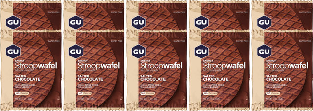 GU Energy Labs Energy Stroopwafel - 10 unidad - salted chocolate/300 g
