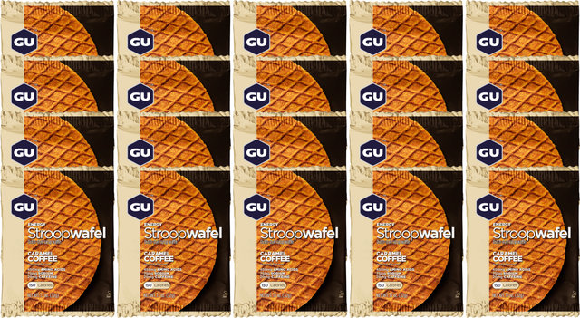 GU Energy Labs Energy Stroopwafel - 20 Stück - caramel coffee/640 g