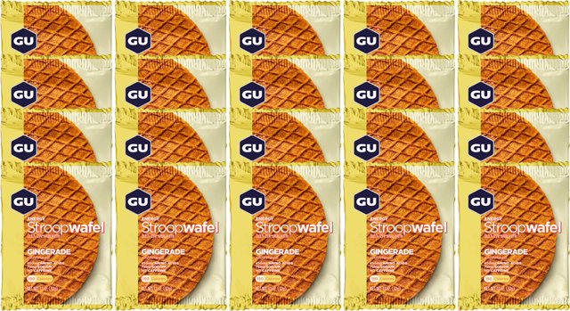 GU Energy Labs Energy Stroopwafel - 20 pièces - gingerade/640 g