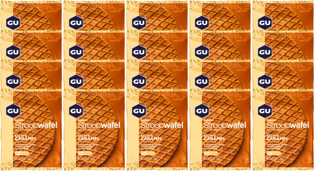 GU Energy Labs Energy Stroopwafel - 20 Pack - salty´s caramel/640 g
