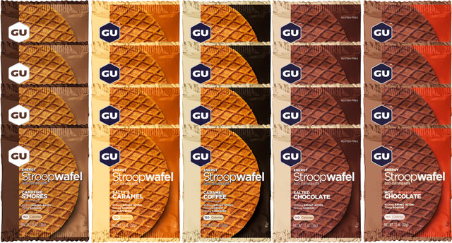 GU Energy Labs Energy Stroopwafel - 20 pièces - mix 1/632 g