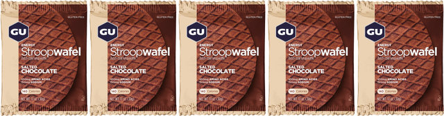 GU Energy Labs Energy Stroopwafel - 5 unidad - salted chocolate/150 g