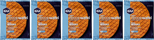 GU Energy Labs Energy Stroopwafel - 5 Stück - wild berries/150 g