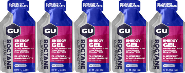 GU Energy Labs Roctane Energy Gel - 5 pièces - blueberry-pomegranate/160 g