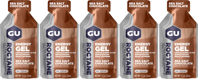 GU Energy Labs Roctane Energy Gel - 5 unidad - sea salt-chocolate/160 g