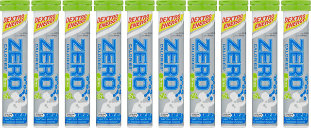Dextro Energy Zero Calories Effervescent Tablets - 10 Pieces - lime/800 g