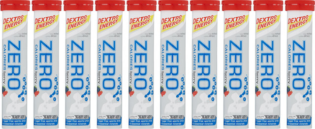 Dextro Energy Comprimés Effervescents Zero Calories - 10 pièces - berry/800 g