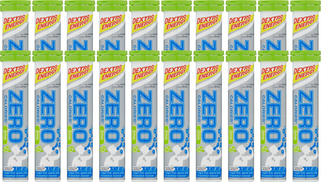 Dextro Energy Tabletas efervescentes Zero Calories - 20 unidades - lime/1600 g