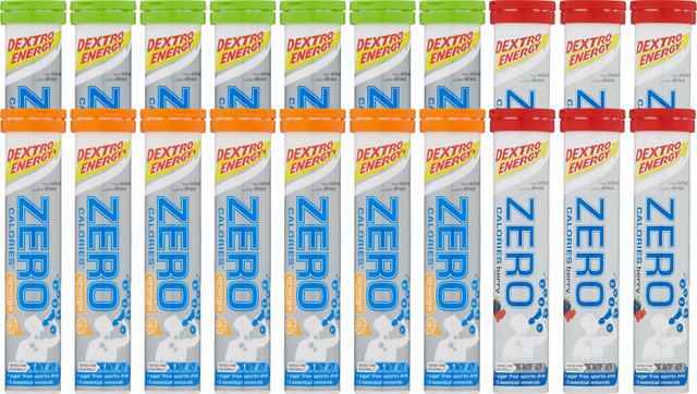 Dextro Energy Comprimés Effervescents Zero Calories - 20 pièces - mixte/1600 g