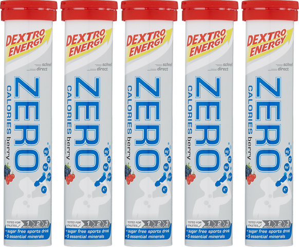 Dextro Energy Comprimés Effervescents Zero Calories - 5 pièces - berry/400 g