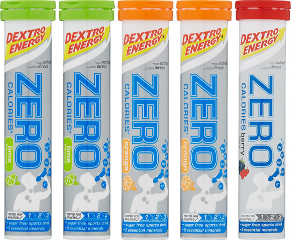 Dextro Energy Comprimés Effervescents Zero Calories - 5 pièces - mixte/400 g