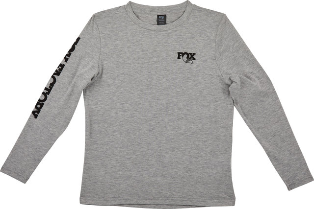 Camiseta FOX Logo Youth L/S - grey/M