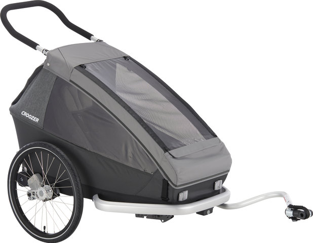 Croozer Kid Keeke 1 Kids Trailer 2-in-1 with Buggy Set - mountain grey/20"