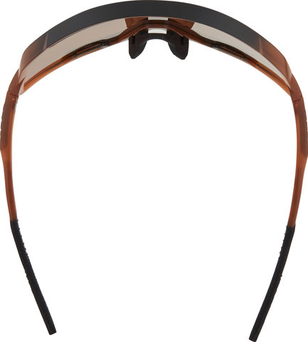 100% Glendale Hiper Sportbrille - matte translucent brown fade/hiper silver mirror