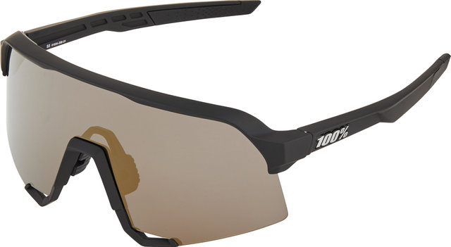 S3 Mirror Sportbrille Modell 2021 - soft tact black/soft gold mirror
