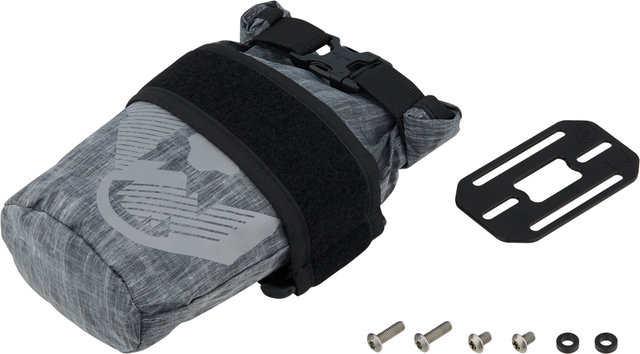 B-RAD TekLite Roll Top Frame Bag with Mounting Plate - black/1 litre