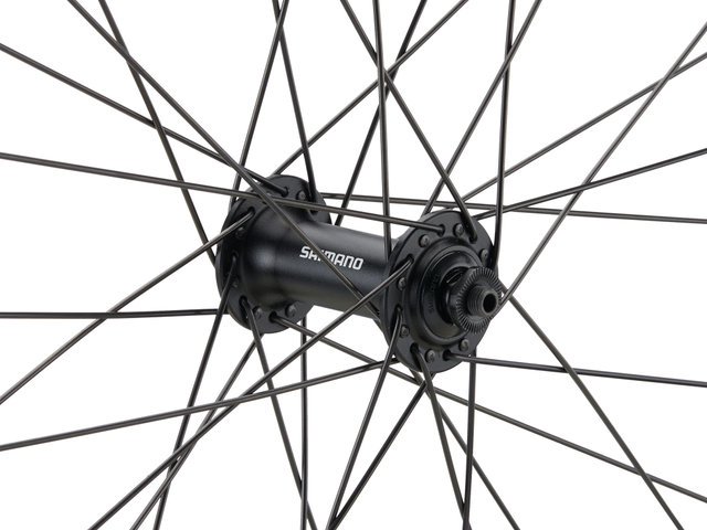 Urban Acera V-Brake DT Swiss 535 28" Laufradsatz - schwarz/28" Satz (VR 9x100 + HR 10x135) Shimano