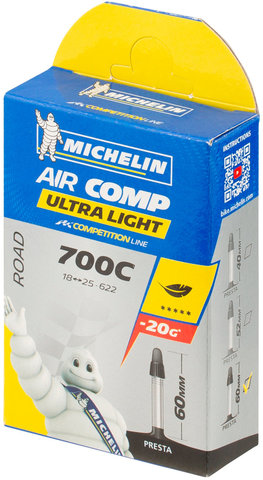 Michelin Chambre à Air A1 Aircomp Ultra-Light Road pour 28" - universal/18/25-622 SV 60 mm