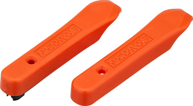 Pedros Set de 2 Démonte-Pneus Micro Lever - orange/universal