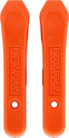 Pedros Set de 2 Démonte-Pneus Micro Lever - orange/universal