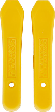 Pedros Set de 2 Démonte-Pneus Micro Lever - jaune/universal