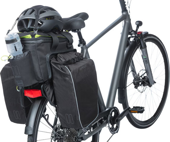 Basil Trunk bag XL Pro MIK - black lime | 36 l