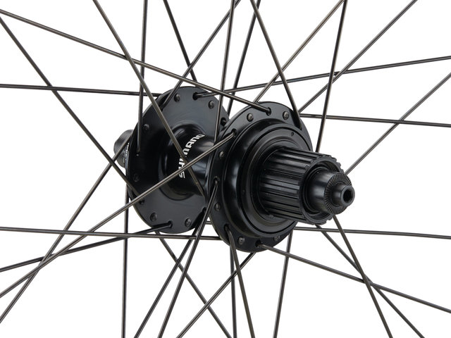 Mountain Deore Disc Center Lock DT Swiss 533D 29" Laufradsatz - schwarz/29" Satz (VR 15x100 + HR 10x135) Shimano Micro Spline