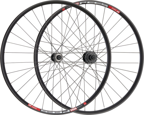 Mountain Deore Disc Center Lock DT Swiss 533D 29" Laufradsatz - schwarz/29" Satz (VR 9x100 + HR 10x135) Shimano Micro Spline