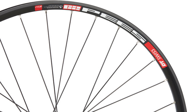 bc basic Roue Mountain Deore Disc Center Lock DT Swiss 533D 29" Boost - noir/29" roue avant 15x110 Boost