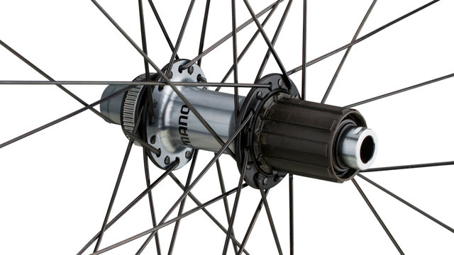 Set de Roues Race Ultegra Disc Center Lock 28" - noir/Set de 28" (avant 12x100 Dynamo + arrière 12x142) Shimano