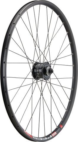 bc basic Roue Urban Deore Disc Center Lock DT Swiss 533D 28" - noir/28" avant 9x100 dynamo