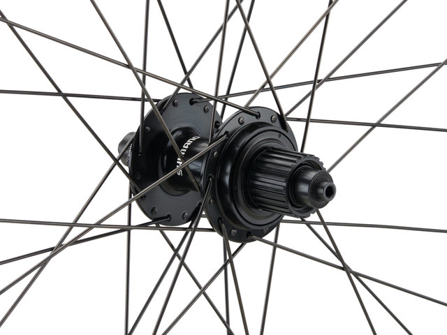 bc basic Urban Deore Disc Center Lock DT Swiss 533D 28" Laufrad - schwarz/28" HR 10x135 Shimano Micro Spline