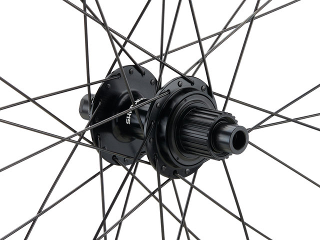 bc basic Urban Deore Center Lock Disc DT Swiss 533D 28" Wheelset - black/28" Set (Front 12x100 Dynamo + Rear 12x142) Shimano Micro Spline