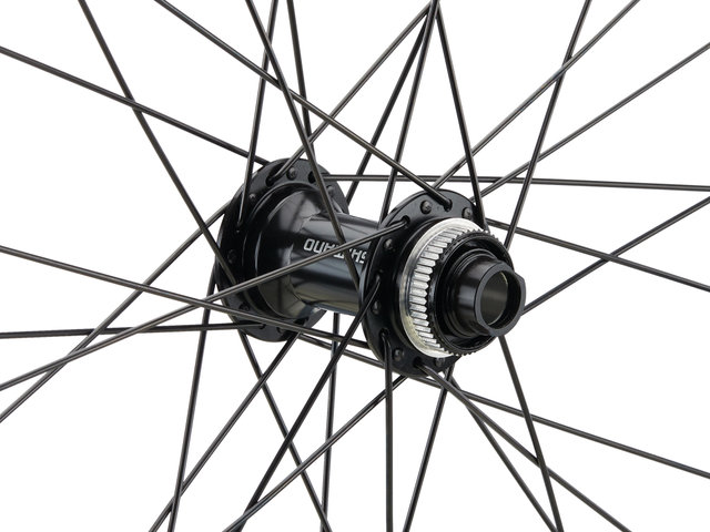 Urban Deore Center Lock Disc DT Swiss 533D 28" Wheelset - black/28" Set (Front 15x100 + Rear 10x135) Shimano Micro Spline