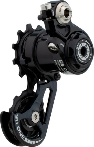 SB ONE G3C eco Singlespeed DH Drivetrain - black/14 tooth