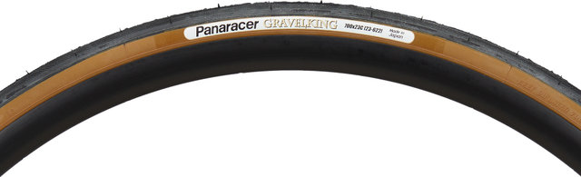 Panaracer GravelKing 28" Folding Tyre - black-brown/23-622 (700x23c)